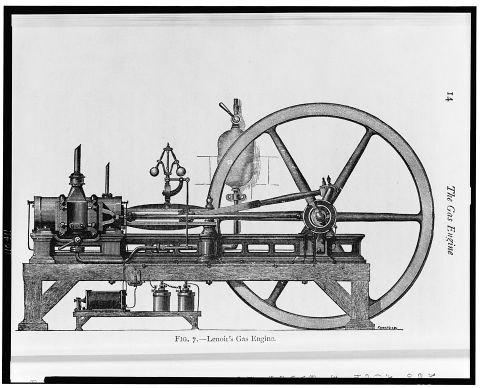 daigram of an old machine